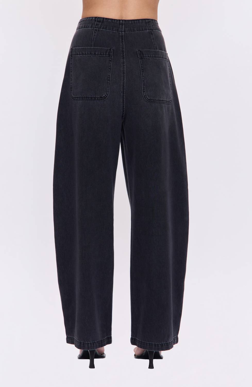 Pistola - Lottie High Rise Bowed-leg Jeans
