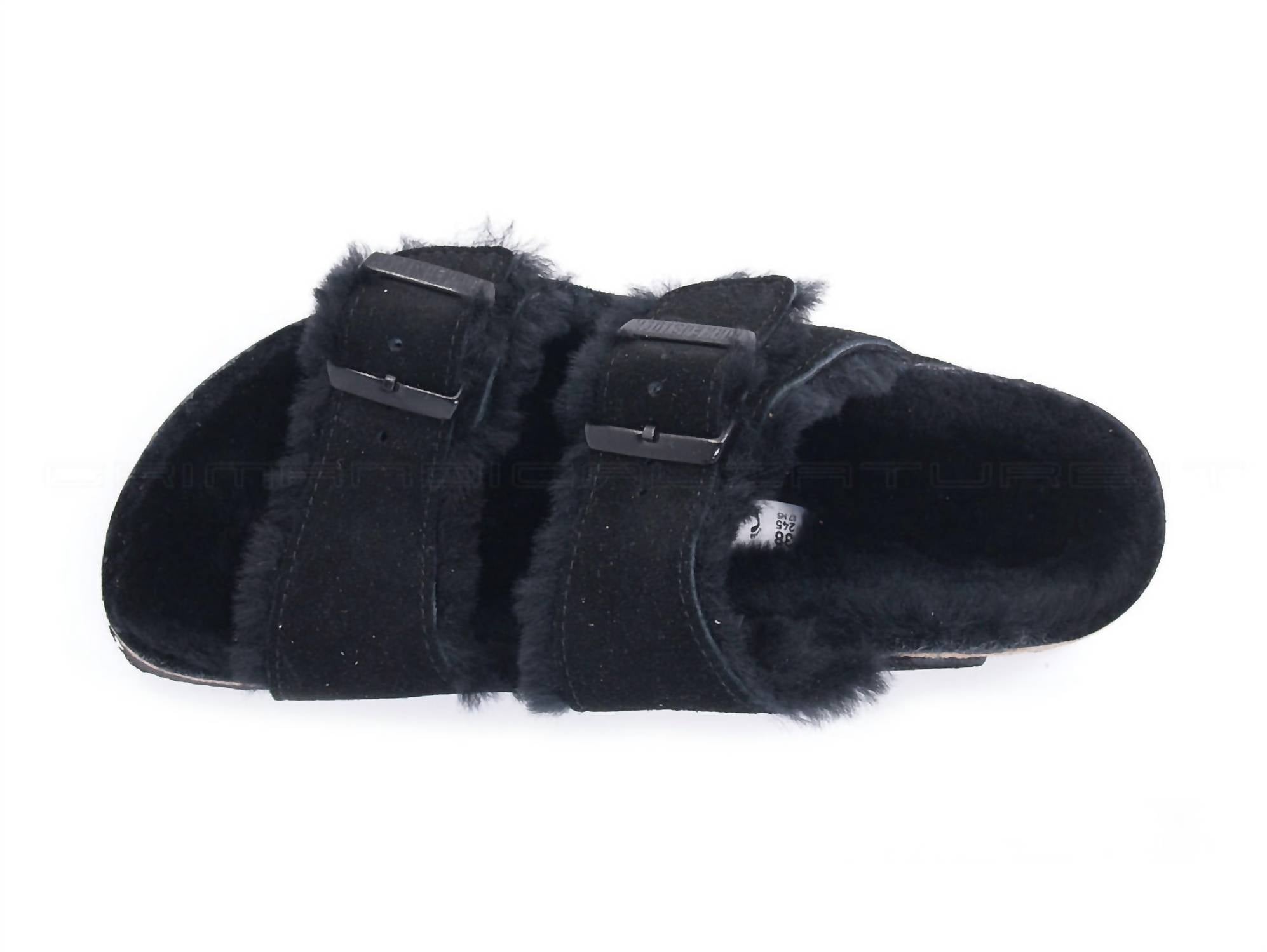 Birkenstock - Women's Arizona Two Buckle Shearling Suede Sandals - Narrow