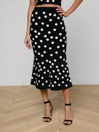 L'Agence - Mae Polka Dot Skirt