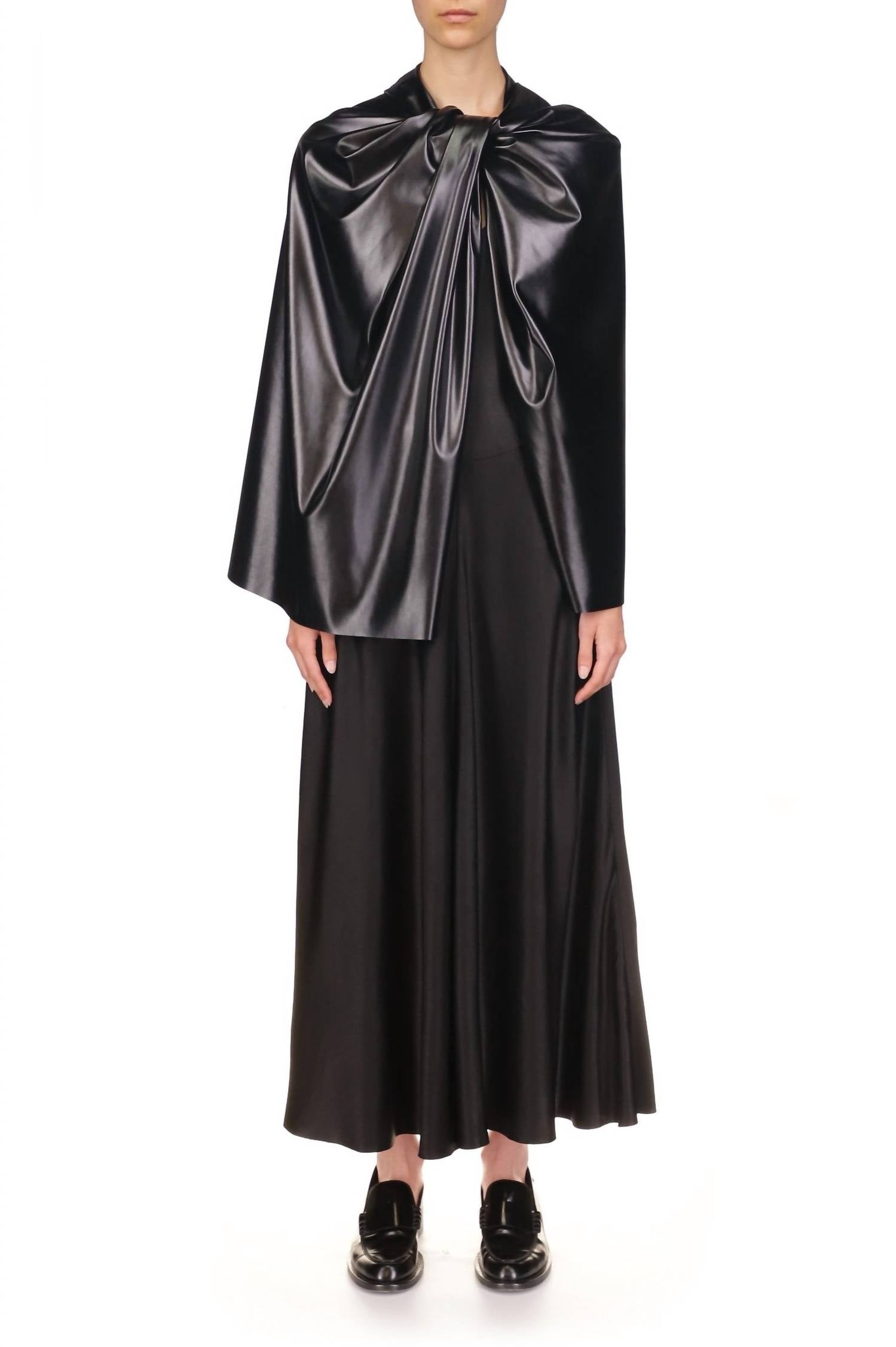 Marina Moscone - Coated Twisted Cape