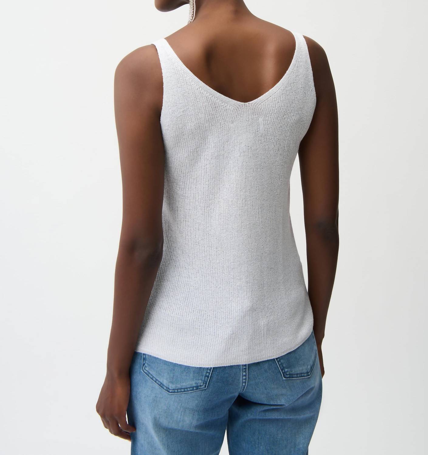 Joseph Ribkoff - Metallic Rhinestone Camisole Tank