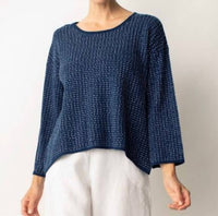 Liv By Habitat - Textured Dot Swing Pullover Sweater