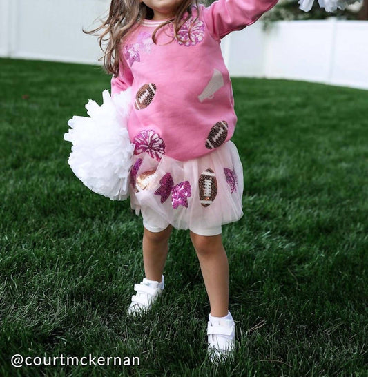 Mudpie - Sequin Cheer Shirt