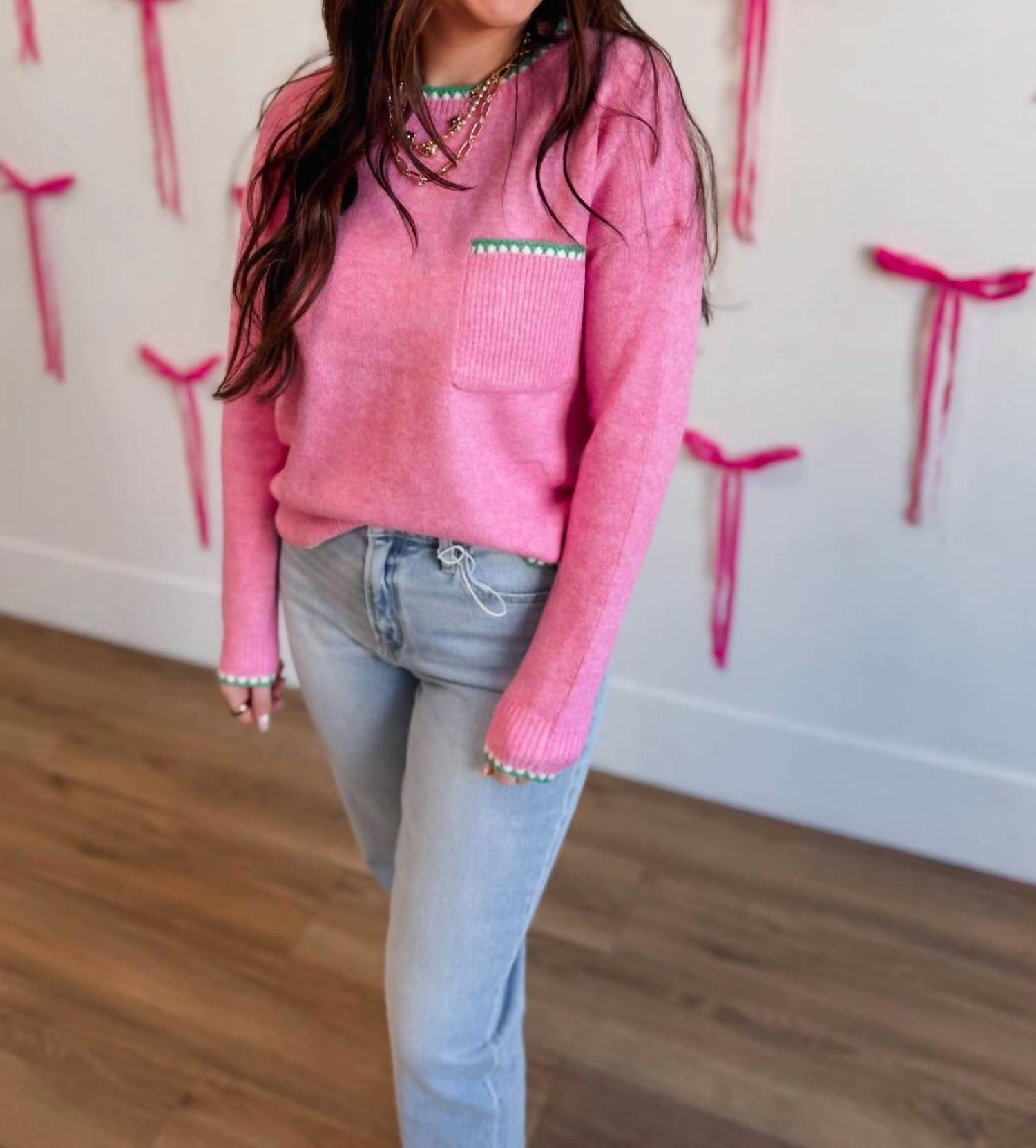 Staccato - Stansberry Crewneck Long Sleeves Sweater