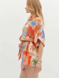 Entro - Resort Pattern Romper