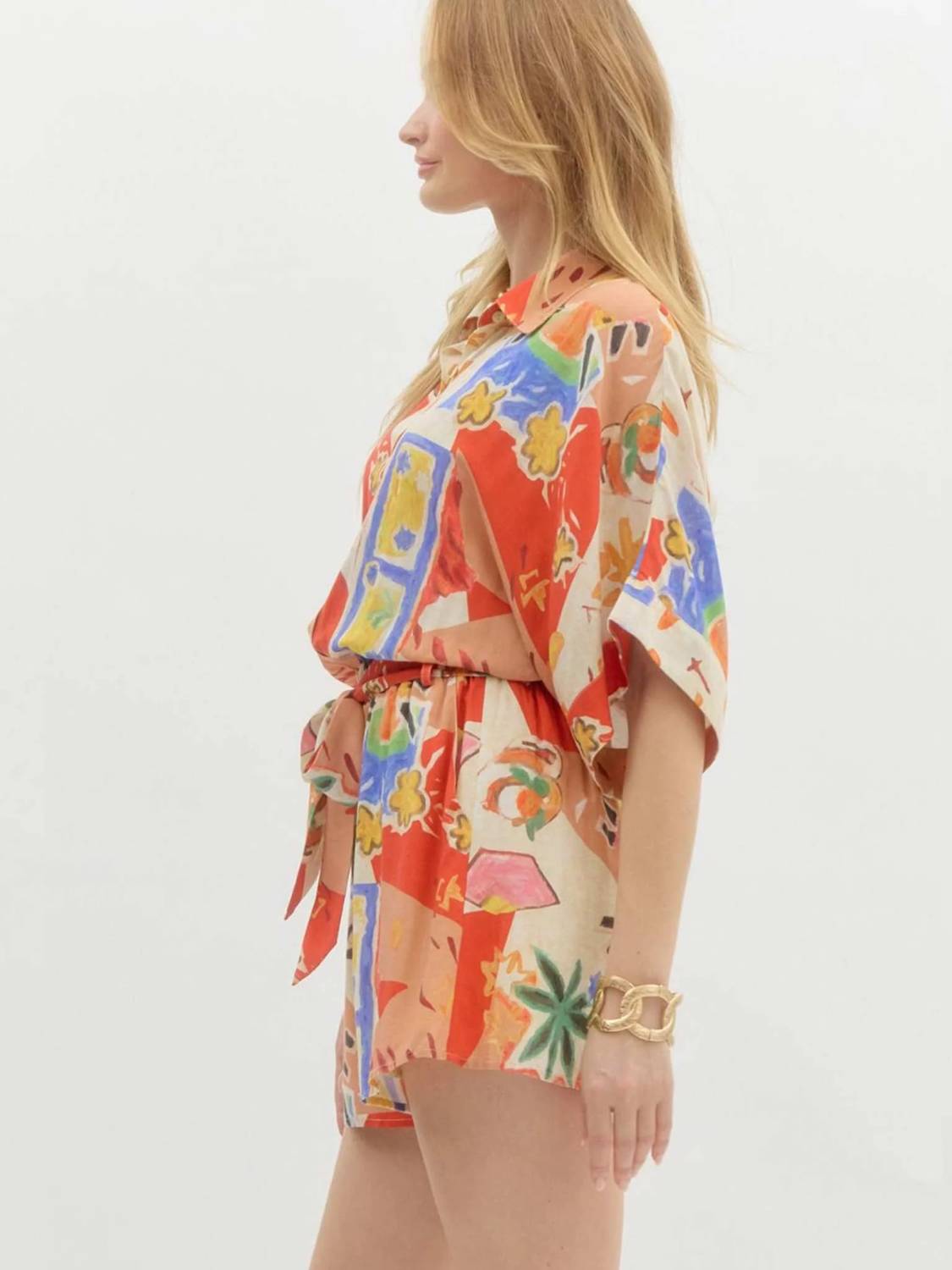 Entro - Resort Pattern Romper