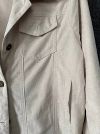 Origami - Women's Faux suede top button up
