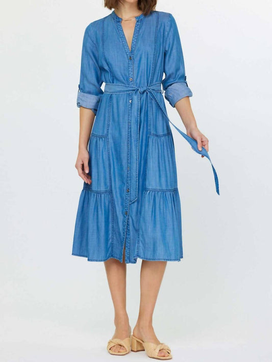 Current Air - Jolen Button Down Midi Dress