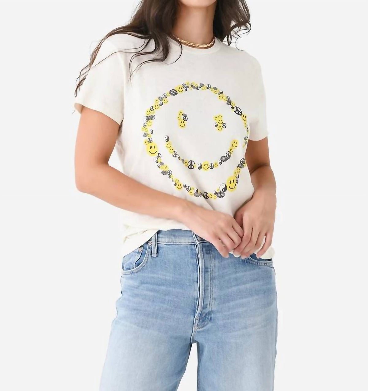Re/Done - 70s Loose Tee Smile Top