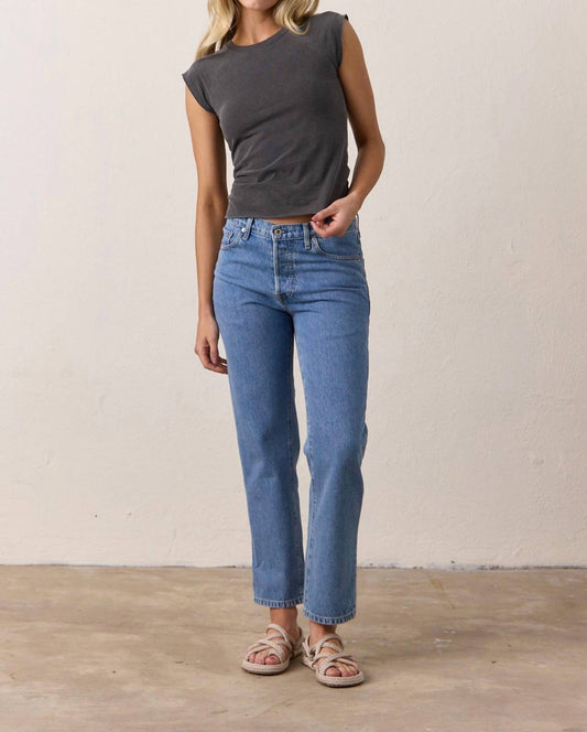 Nsf - Owen Mid Rise Slouchy Straight Jean