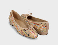 VANELi Women's Theo Ballerina Flat Shoes in natural multi holdo - women's flats - view 5