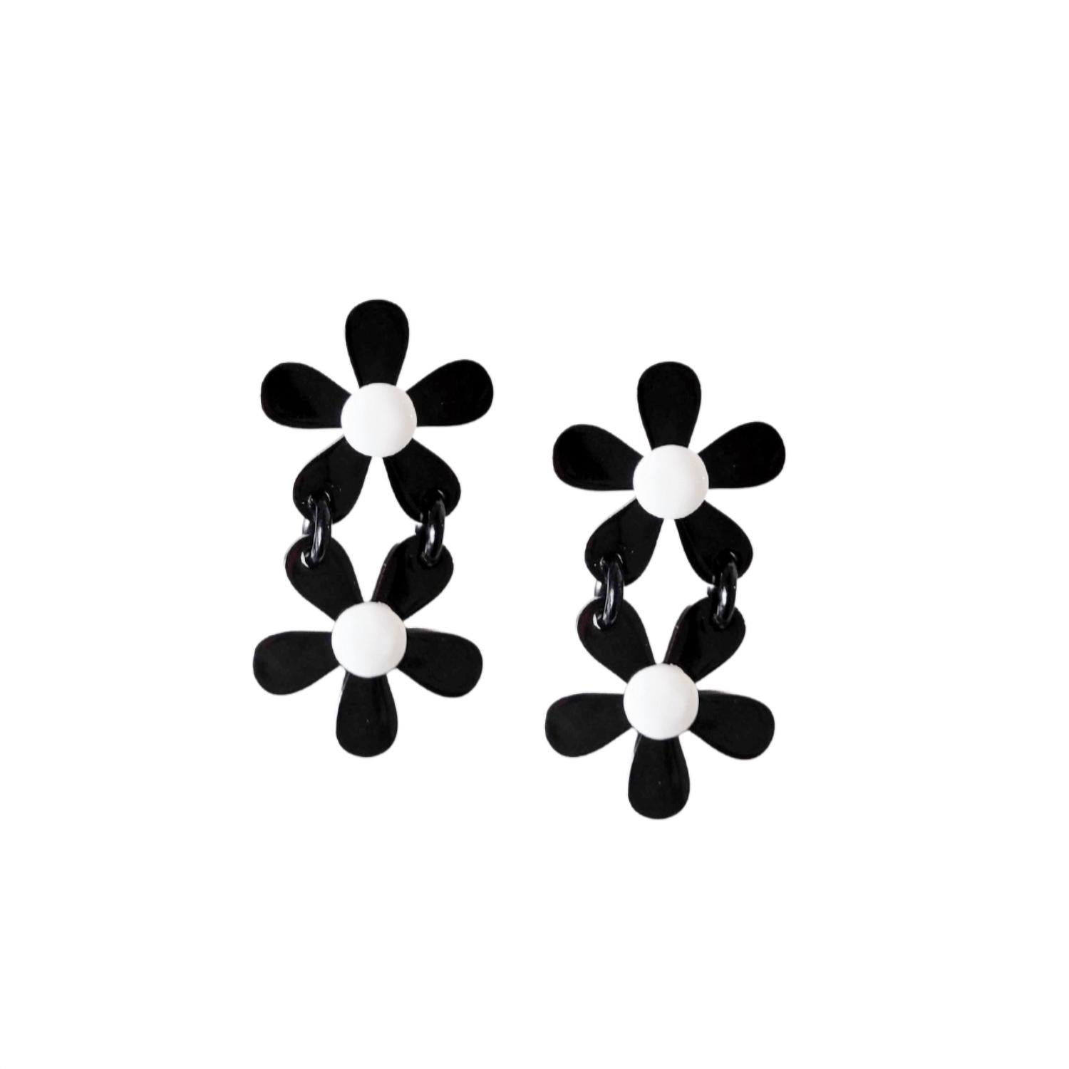 Sunshine Tienda - Women's Stacked Flower Earrings