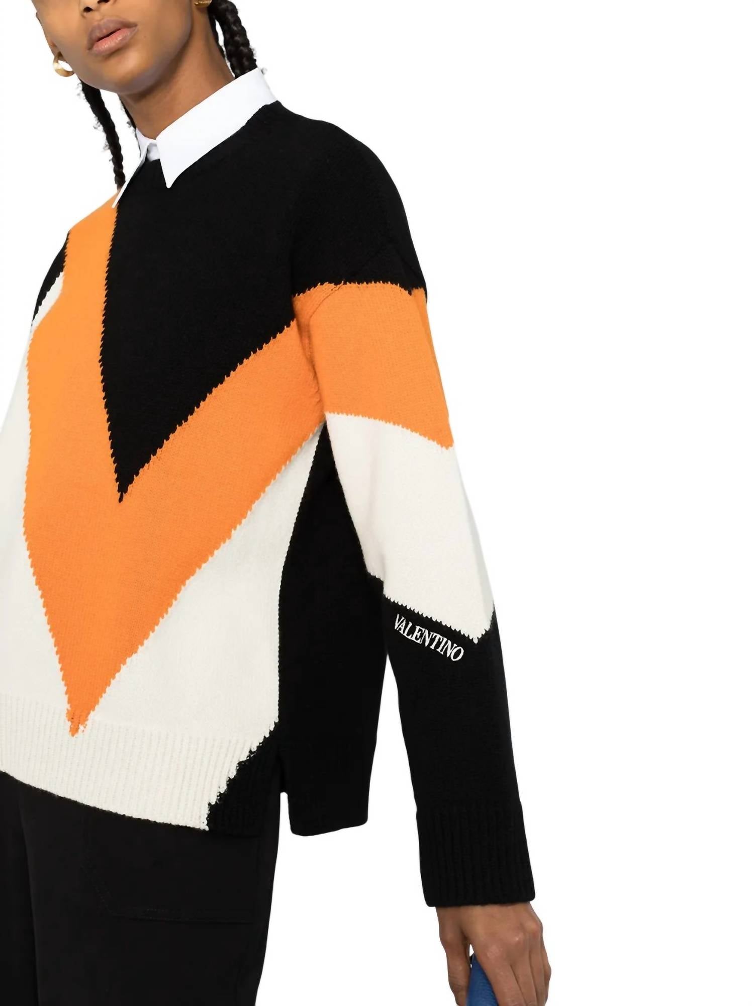 Valentino - Intarsia Knit Jumper