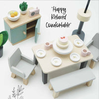 Le Toy Van - Kid's Wooden Dollhouse Dining Room