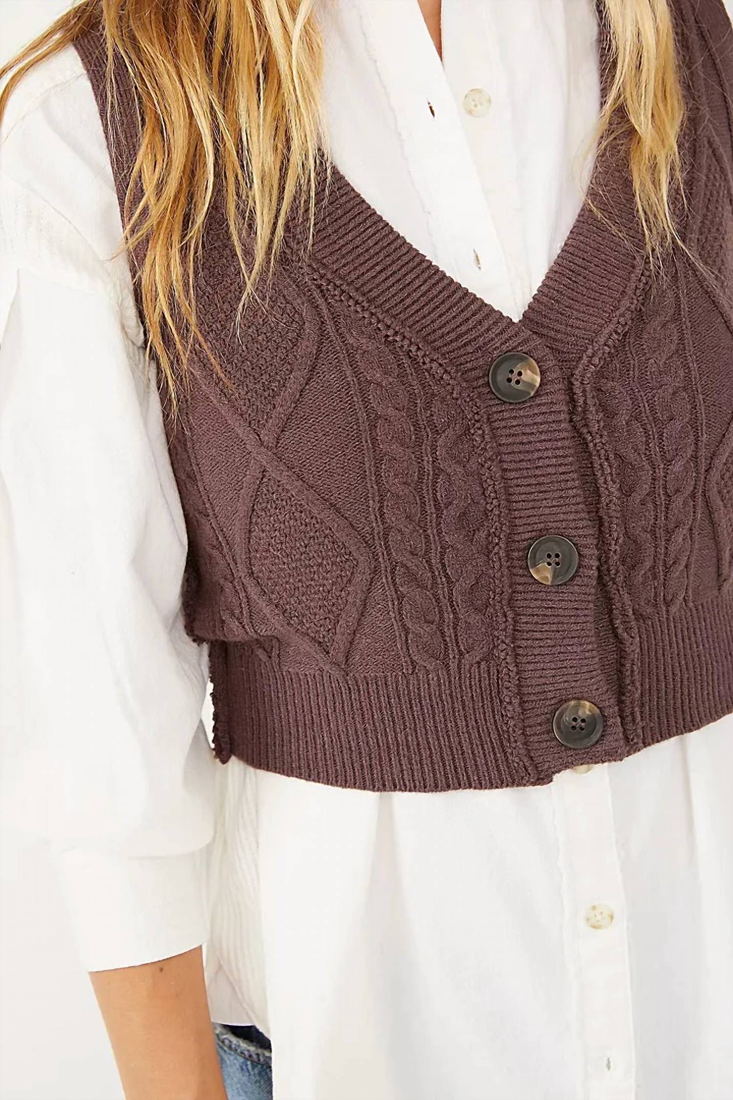 Free People - Denson Cable Vest