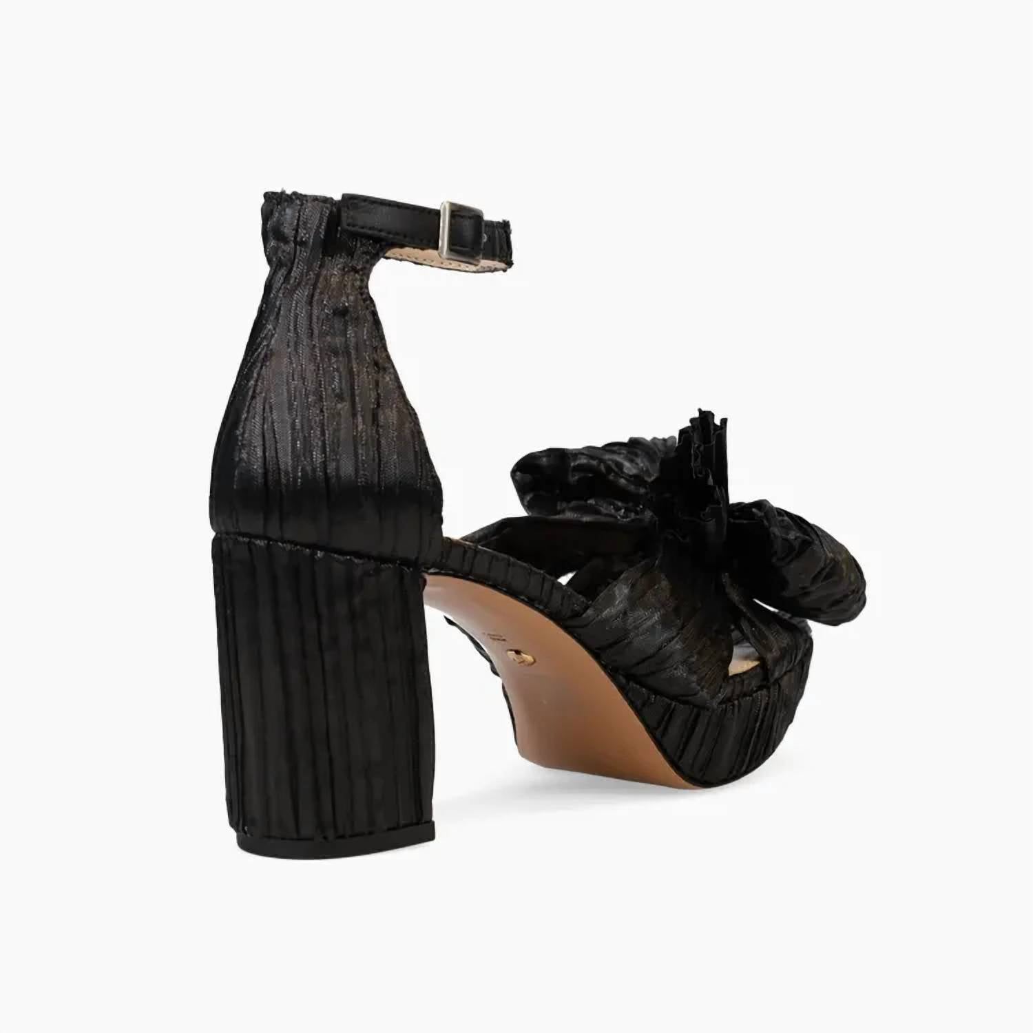 Pelle Moda - Women's Amalie Ankle Strap Platform Sandal