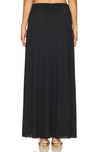 Runaway The Label - Farley Low Rise High Side Maxi Skirt