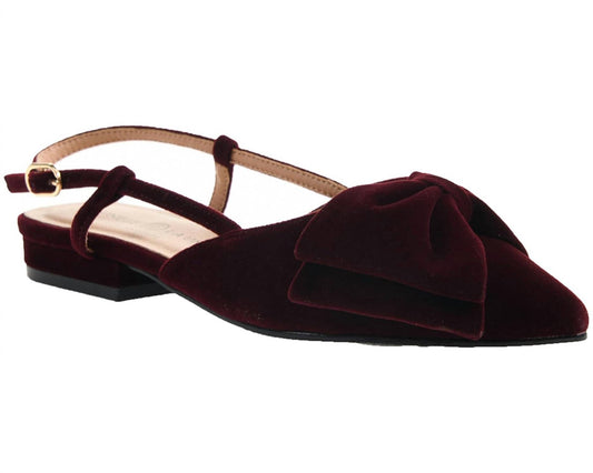 Chinese Laundry - Women's Harmony Velvet Ankle Strap Flat