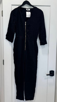 Bella Dahl - Women's Long Sleeve Zip Up Jumpsuit