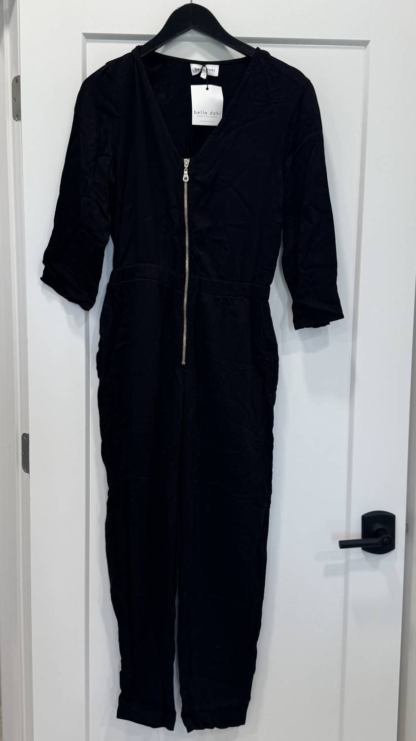 Bella Dahl - Women's Long Sleeve Zip Up Jumpsuit