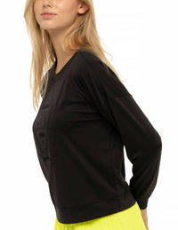 ROUND NECK LONG SLEEVE TOP