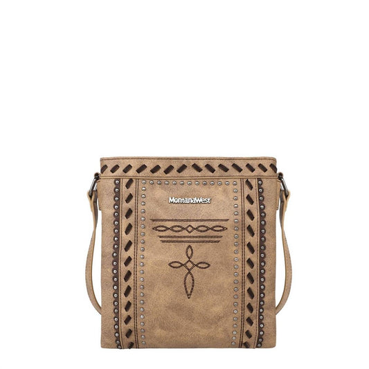 Montana West - Women's Embroidered Stitch Crossbody Bag