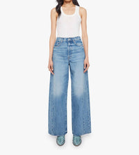 Mother - Pipe Dream Button Sneak Jeans