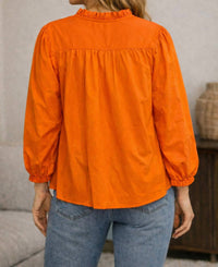 Joy Joy - Cotton Lace Peasant Blouse