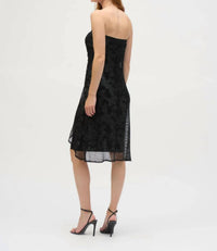 Joseph Ribkoff - Foiled Strapless Sheath Dress