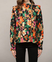 Fate - Marigold Tucked Lace Insert Blouse