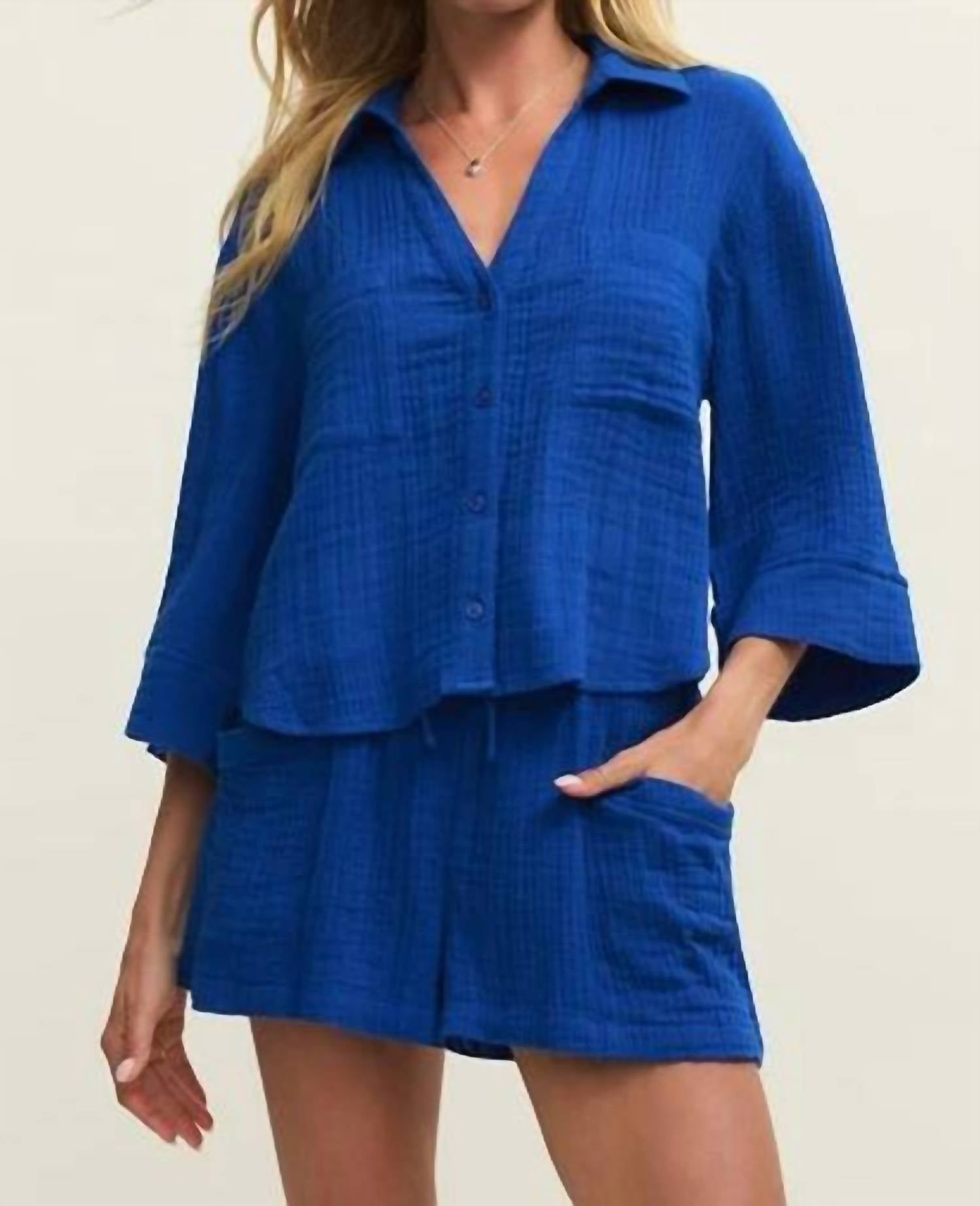 Z Supply - Helena Airy Gauze Button Down Shirt