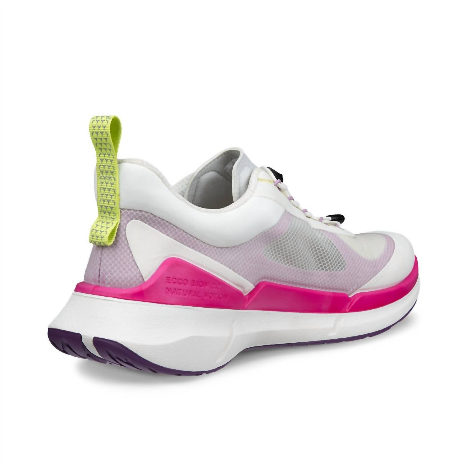 ECCO Women's Biom 2.2 Sneaker in white lavender mist beetroot - women's sneaker - alternate view