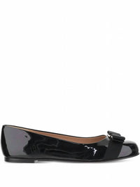 Salvatore Ferragamo - Kid's Vara Bow Leather Ballet Shoes