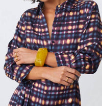 Suncoo - Cecily Buttoned Tartan-effect Dress