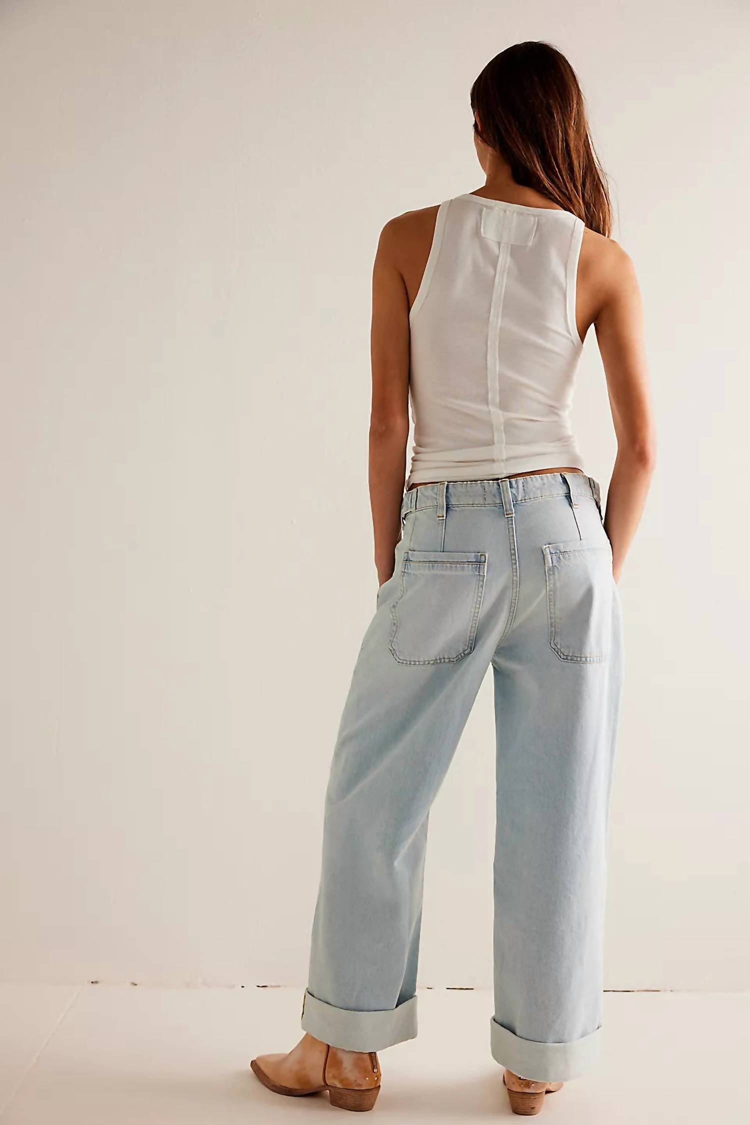 Free People - Palmer Cuffed Jeans