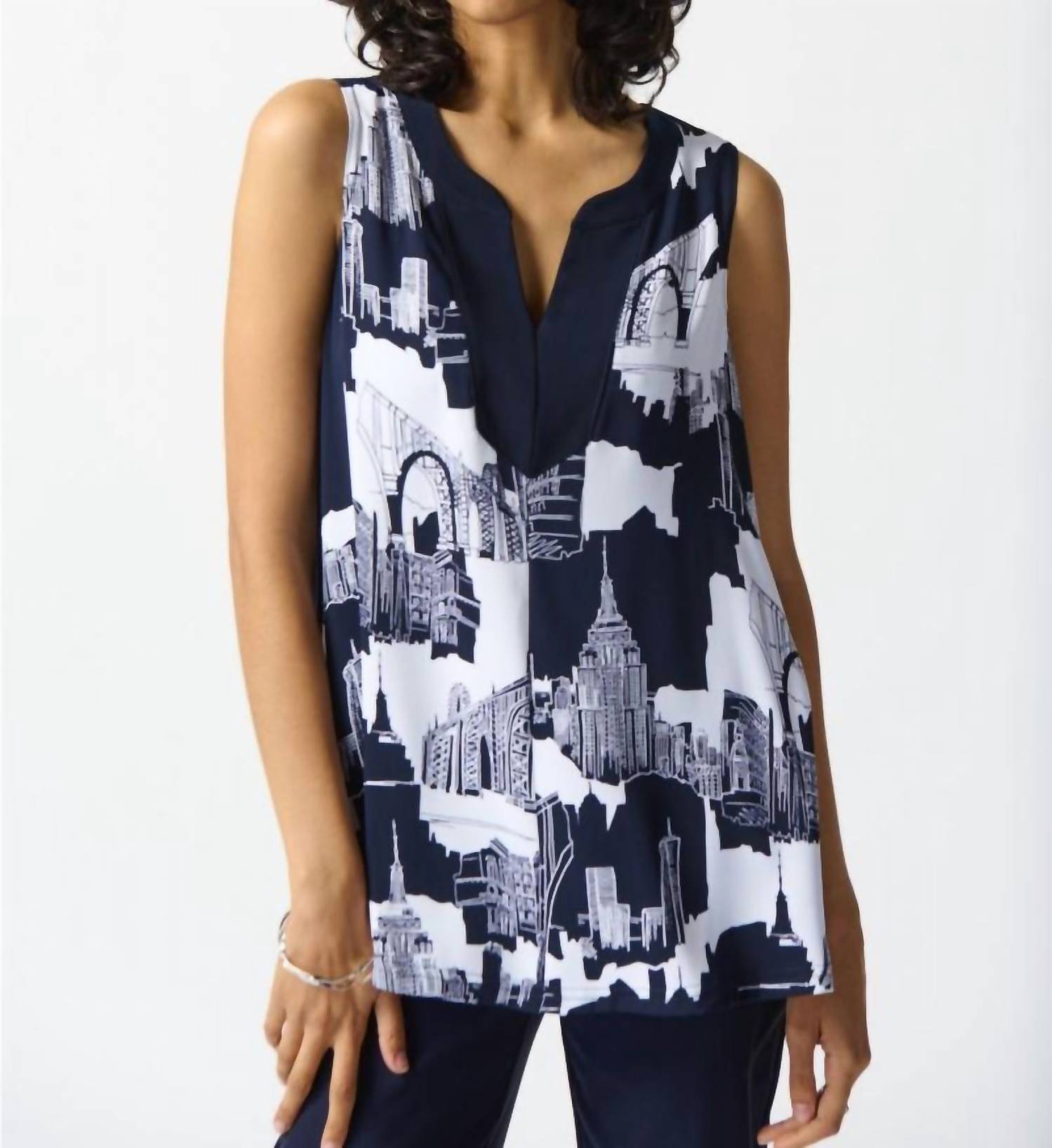 Joseph Ribkoff - Cityscape Sleeveless Top