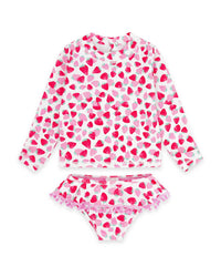 Feather 4 Arrow - Sandy Toes Rashguard Swim Set