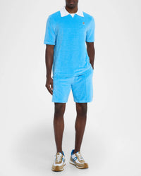 Casablanca - Velour Pintuck-pleated Drawstring Shorts