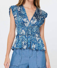 Current Air - Olivia Peplum Top