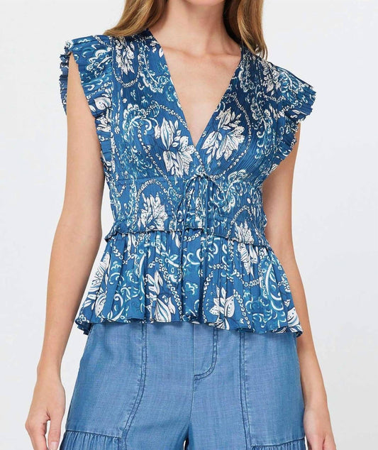 Current Air - Olivia Peplum Top