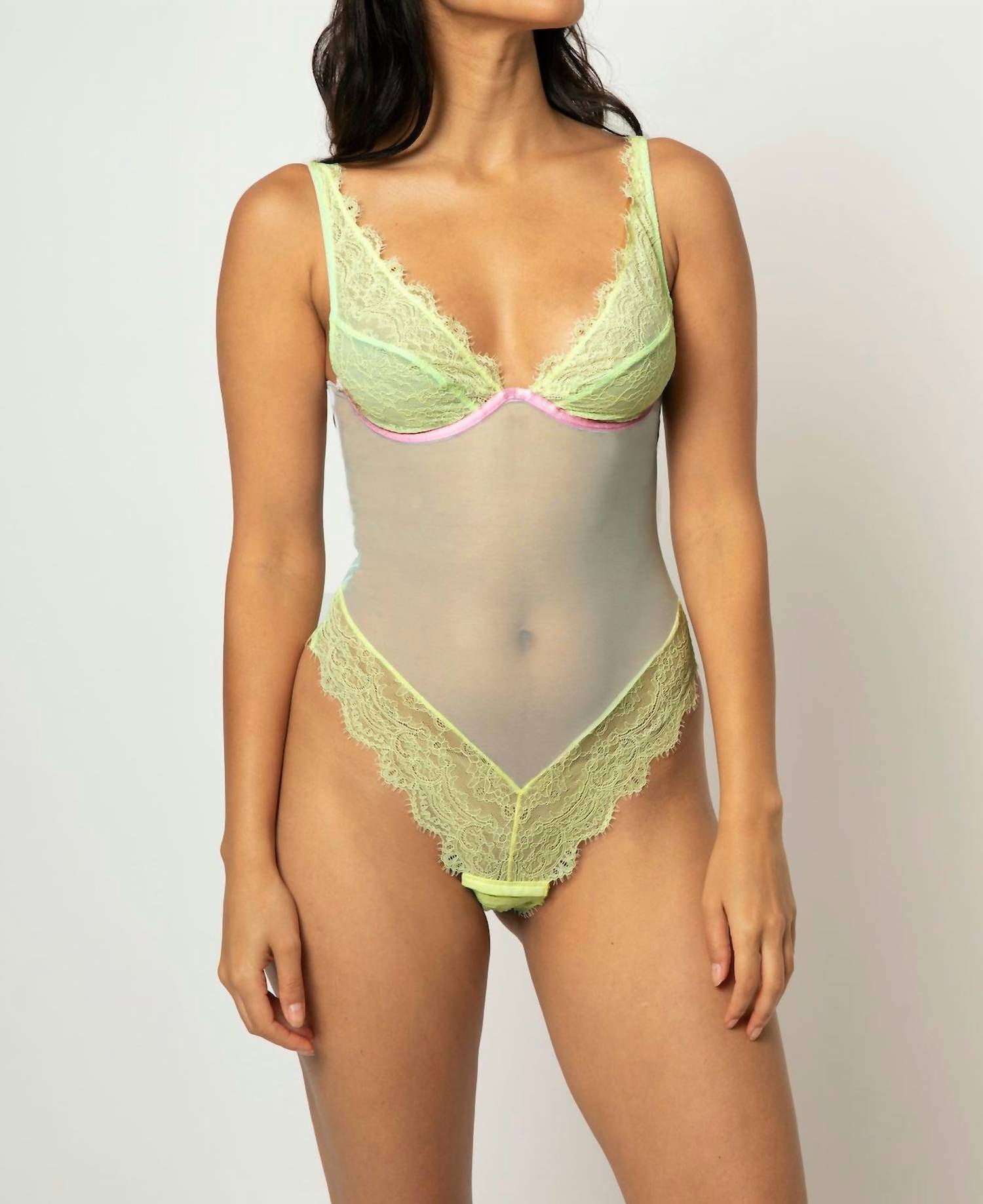 EMELIE LACE HIGH APEX BODYSUIT