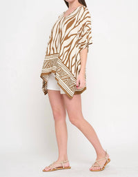 Meet Me In Santorini - Sienna Woodlands Tunic