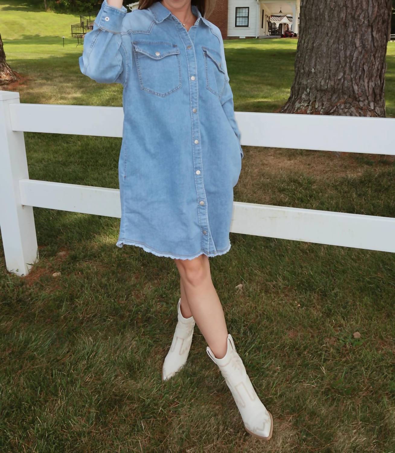 Anniewear - Wren Denim Dress