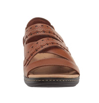 Clarks Women's Laurieann Holly Sandal in tan leather - women's sandal - view 4
