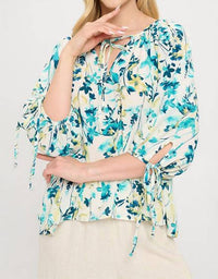 Reneec. - Floral Print Blouse