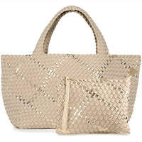 Haute Shore - Women's Bobbi Noir Woven Tote Bag