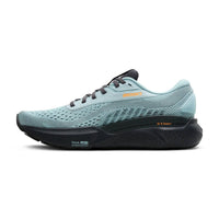 BROOKS Men's Adrenaline Gts 24 Running Shoes in winter sky ebony orange - men's shoe - detail view