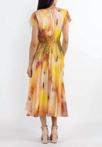 Jason Wu - SLEEVELESS CRINKLE CHIFFON LACE DETAIL DAYDRESS