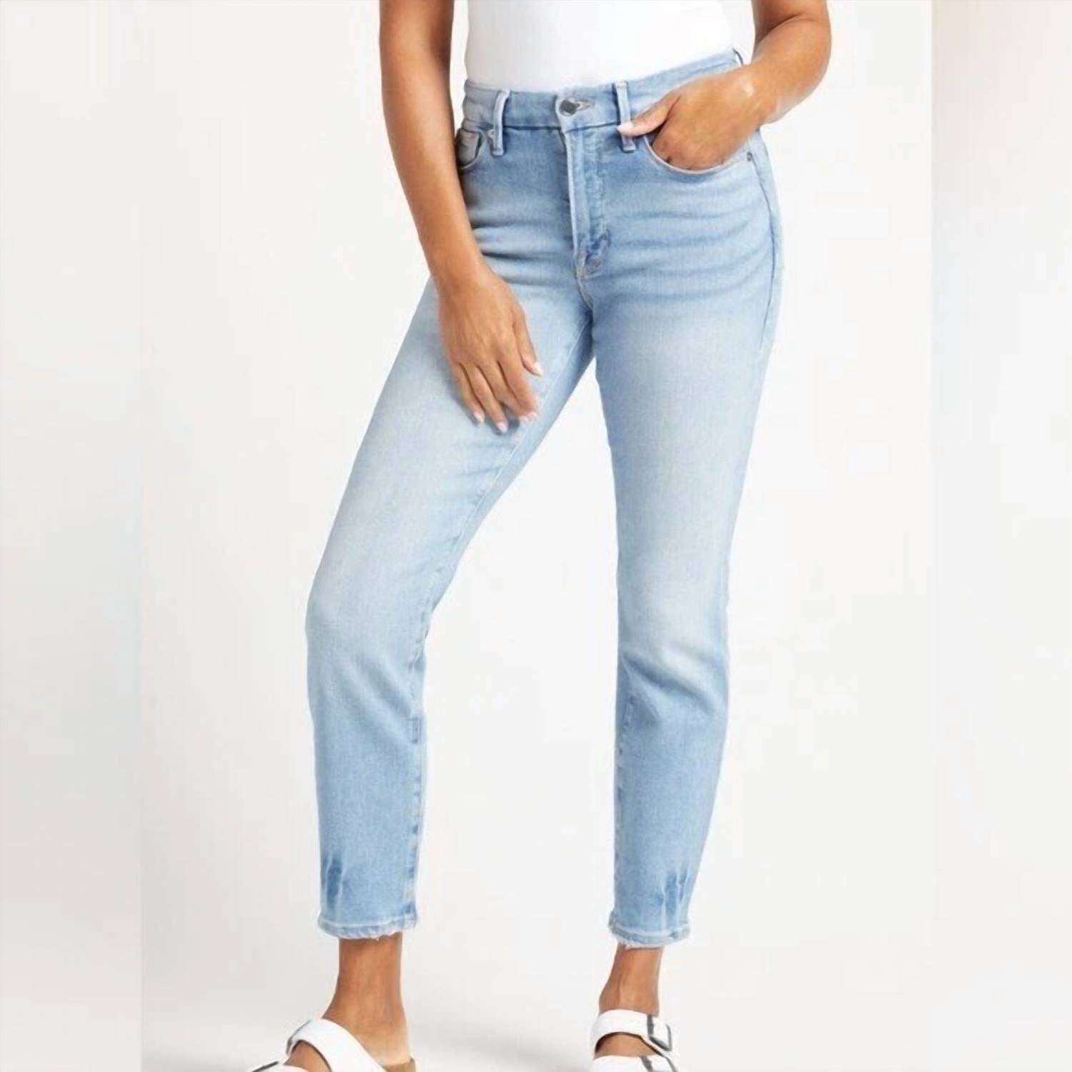Good American - Good Legs Cigarette Jeans