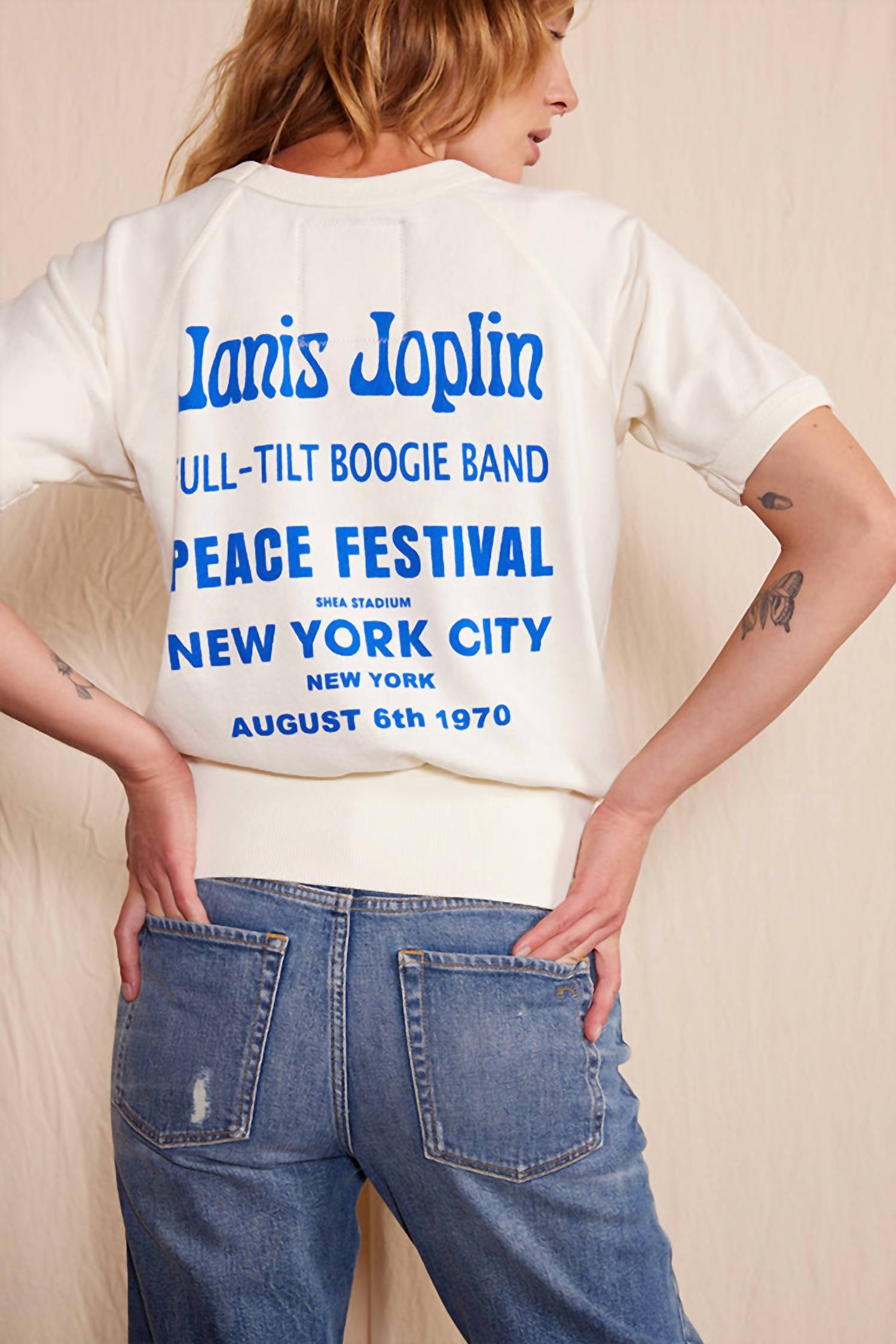 People Of Leisure - Janis Joplin Nyc Raglan Top